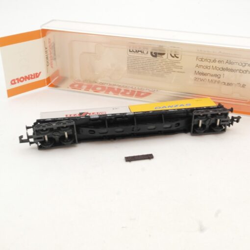 Minitrix N Flachwagen mit Container Sea Land / Danzas in EVP QR3317 – Bild 4