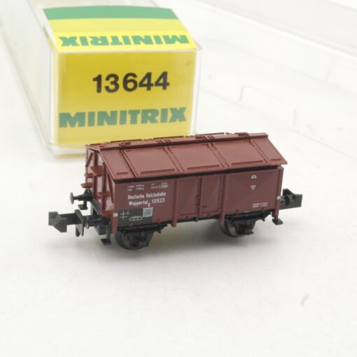 Minitrix N Klappdeckelwagen Wuppertal 13523 der DR in EVP RR3551
