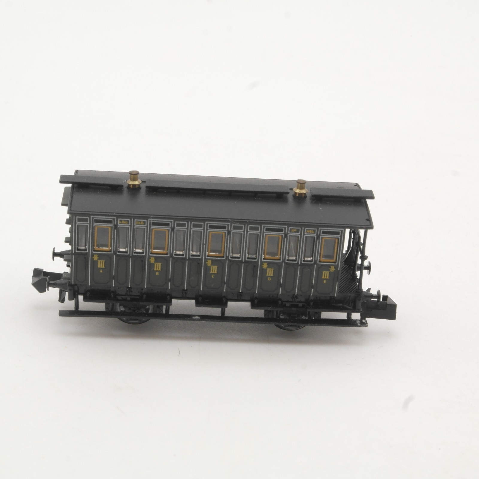 Minitrix N Personenwagen 3. Klasse der K.Bay.Sts.B. RR5037 o. – Bild 3