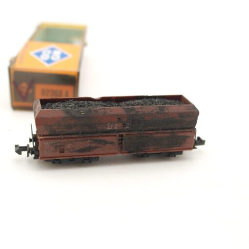 Minitrix N Selbstentladewagen Erz mit Ladung, siehe Foto in EVP RR2129 – Bild 3