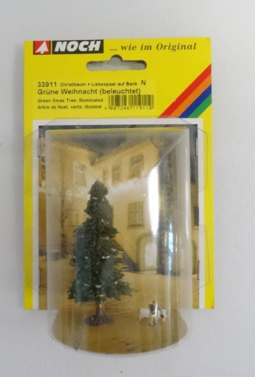 Noch N 33911 Christbaum + Liebespaar auf Bank neuwertig in OVP QR4989
