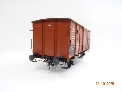 Petau Spur 0 Ged. Güterwagen G10 der K.Bay.Sts.B. Metallmodell in EVP JL3781 – Bild 3