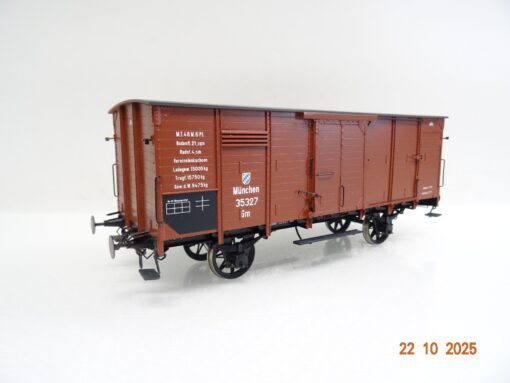 Petau Spur 0 Ged. Güterwagen G10 der K.Bay.Sts.B. Metallmodell in EVP JL3781 – Bild 5