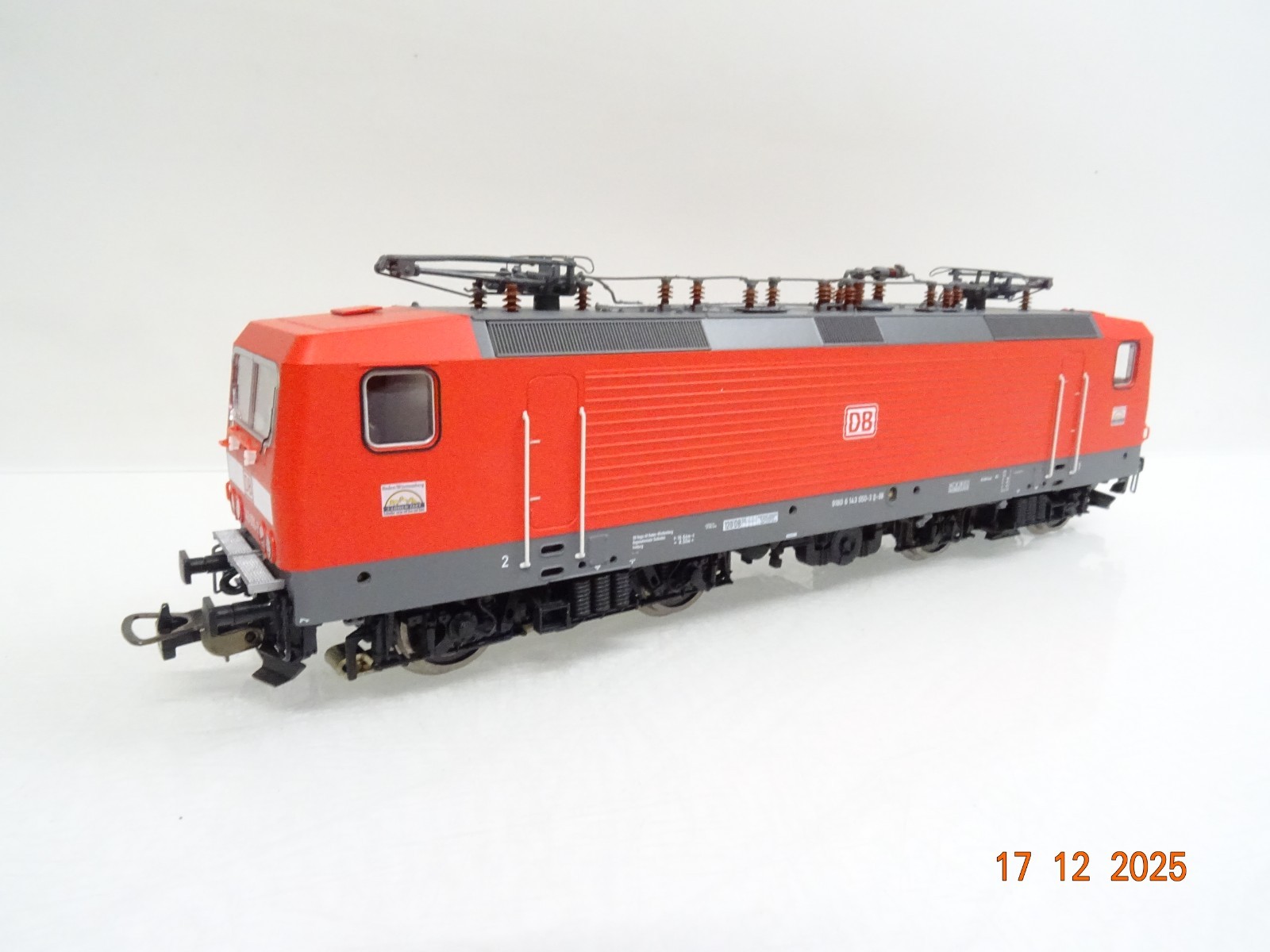 Piko H0 51714 Expert E-Lok BR 143 050-3 der DB Digital Sound in OVP JL5177 – Bild 3