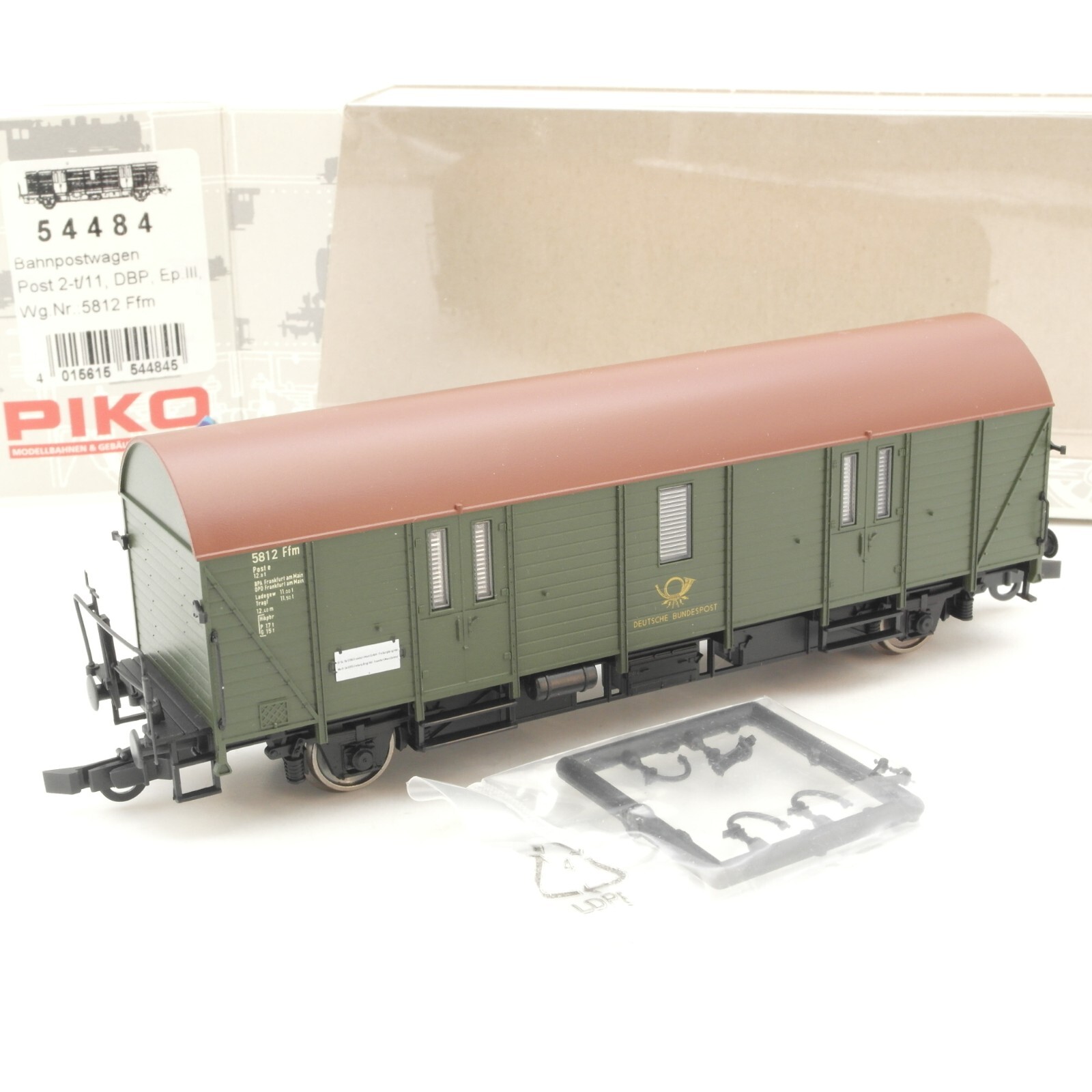 Piko H0 54484 Bahnpostwagen Post 2-t/11 der DBP in OVP QR1439