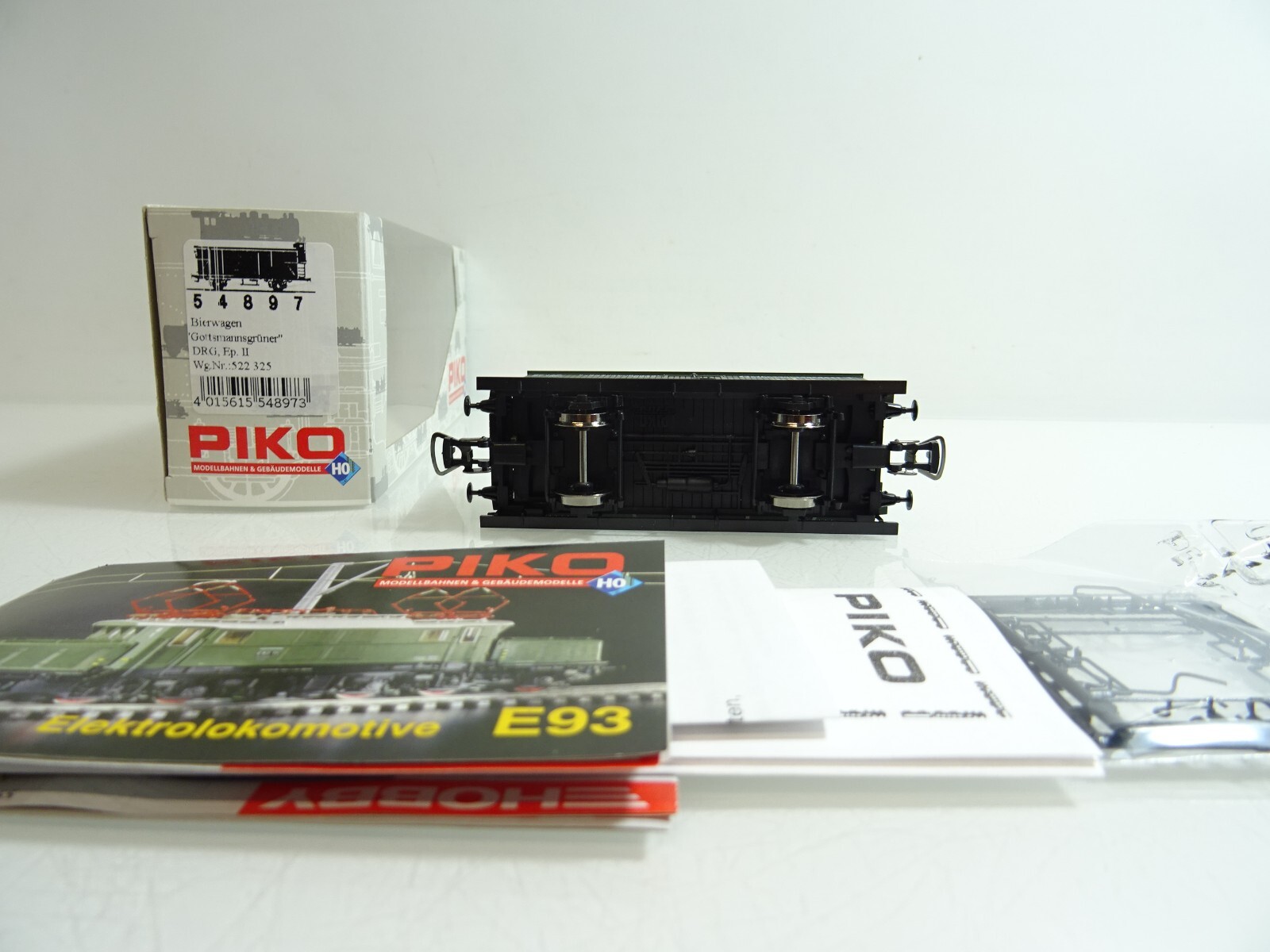Piko H0 54897 ged. Güterwagen Gottsmanngrüner der DR neuwertig in OVP PR1730 – Bild 4