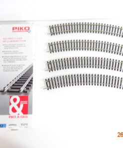 Piko H0 55212 A Gleis gebogenes Gleis r 422mm 4Stück siehe Foto in OVP CK3168