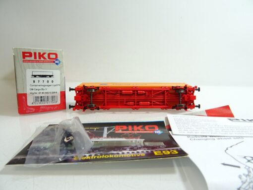 Piko H0 57700 Containertragwagen Hapag-Lloyd der DB neuwertig  in OVP PR1723 – Bild 4