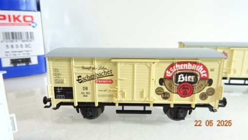 Piko H0 58353 A/B/C Bierwagen Set 3 tlg. der DB in OVP PR7976 – Bild 5