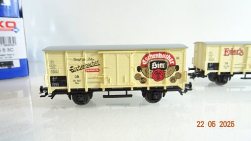 Piko H0 58353 A/B/C Bierwagen Set 3 tlg. der DB in OVP PR7976 – Bild 8