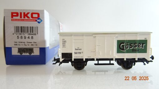 Piko H0 58948 gedeckter Güterwagen Gösser Bier der BBÖ in OVP PR7949