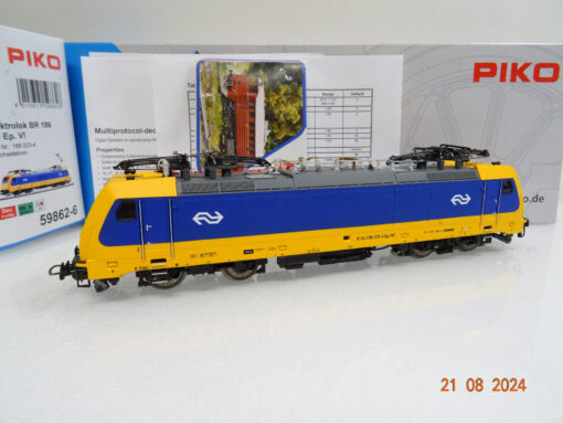 Piko H0 59862-6 AC Niederlande E-Lok BR 186 033-4 der NS Digital in OVP LE5410