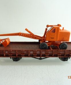 Piko H0 Rungenwagen mit Bagger der DR RR4567 o.