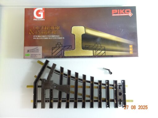 Piko Spur G 35220 Weiche links R1 30° siehe Foto in OVP PK893 – Bild 3