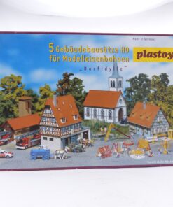 Plastoy H0 Bausatz-Set 5 Gebäude Dorfidylle in OVP EX6282