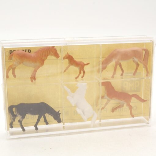 Preiser 1:87 Nr. 4150 Set Pferde 6 Stück in OVP RG9166 – Bild 3