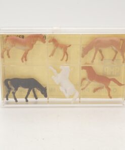 Preiser 1:87 Nr. 4150 Set Pferde 6 Stück in OVP RG9166
