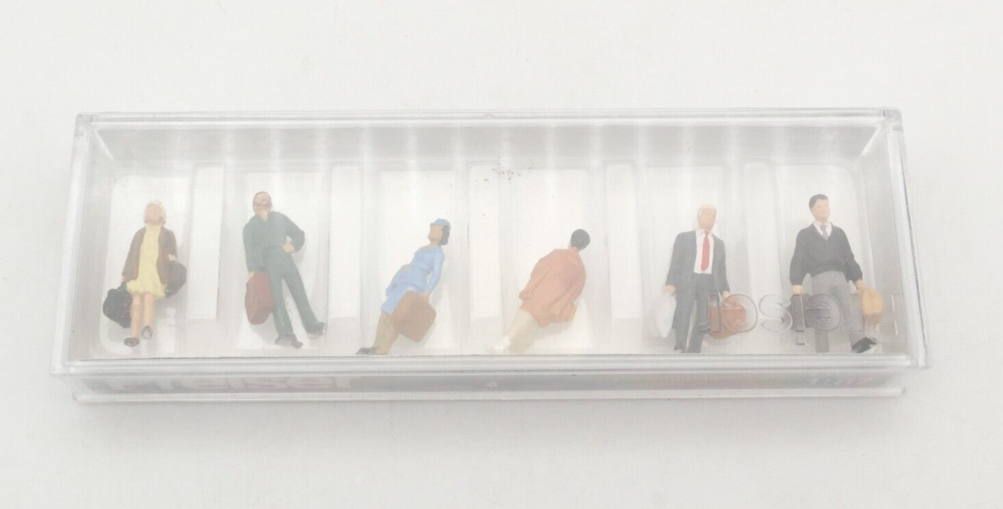 Preiser H0 10413 Gehende Reisende 6 Stück in OVP QR7319 – Bild 3