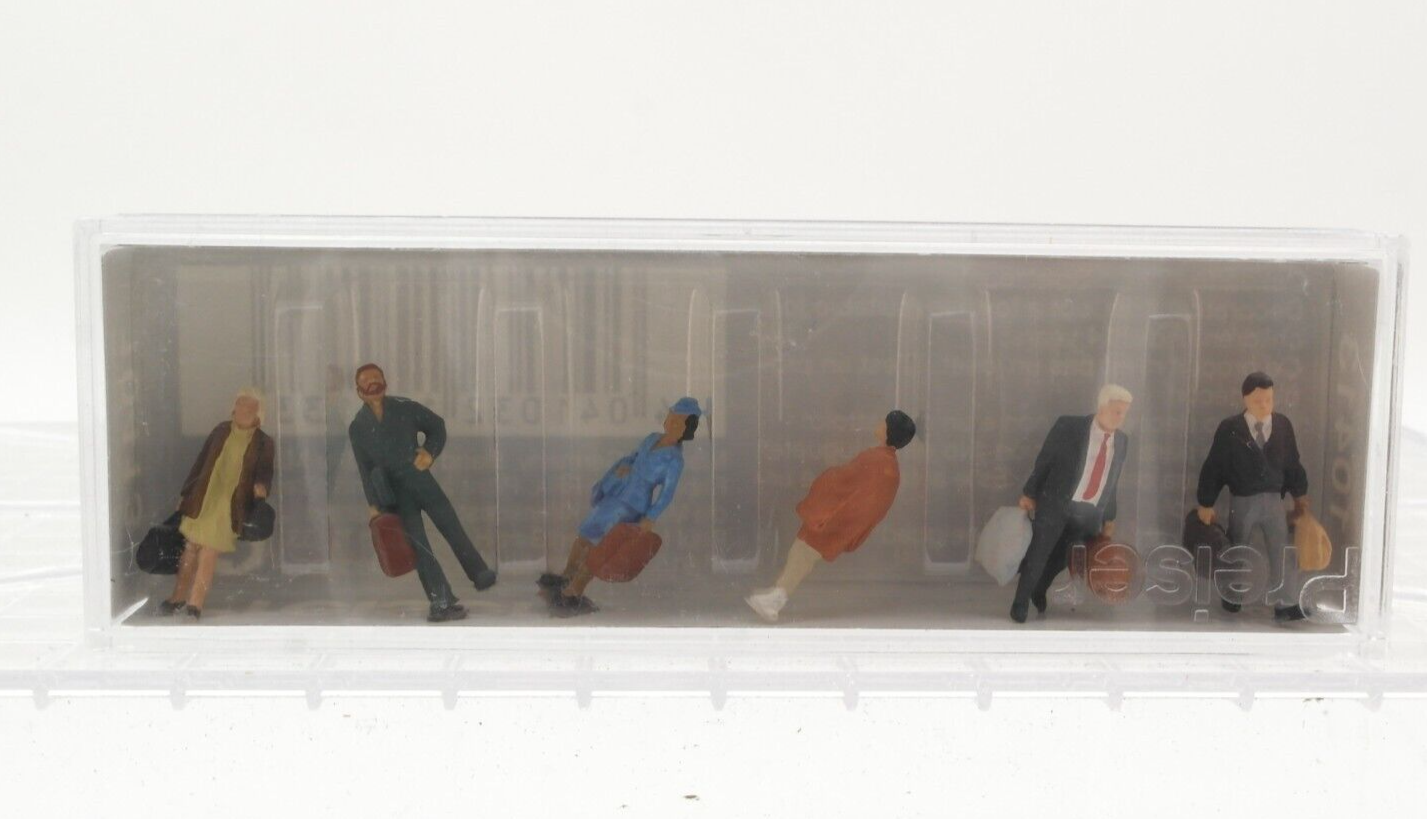 Preiser H0 10413 Gehende Reisende 6 Stück in OVP QR7319