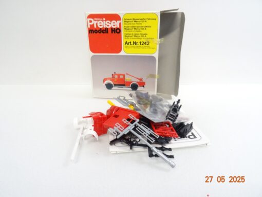 Preiser H0 1242 Magirus F Mercur 125A Schaumwasser-Werfer in OVP RR1321