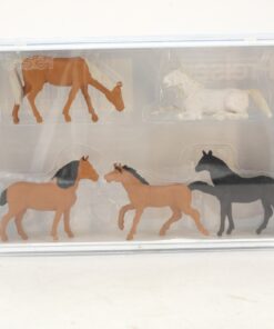 Preiser H0 14150 Pferde 5 Stück in OVP RG6618