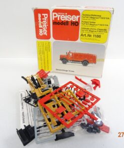 Preiser H0 Bausatz 1186 Tanklöschfahrzeug TLF 16T Magirus F in OVP RR1323