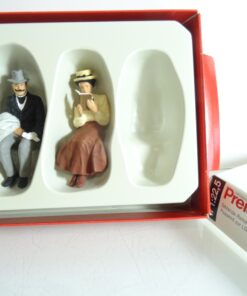 Preiser Spur G 45056 sitzende Reisende 2 Figuren in OVP RR1979
