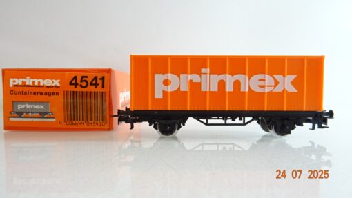 Primex H0 4541 Containerwagen mit Container in OVP PR9223