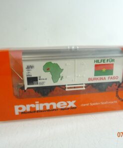 Primex H0 4593 Kühlwagen Hilfe für Burkina Faso in OVP RR3752
