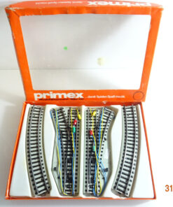 Primex H0 5039 Gleispackung mit elektro. Weichenpaar siehe Foto in EVP CK3738