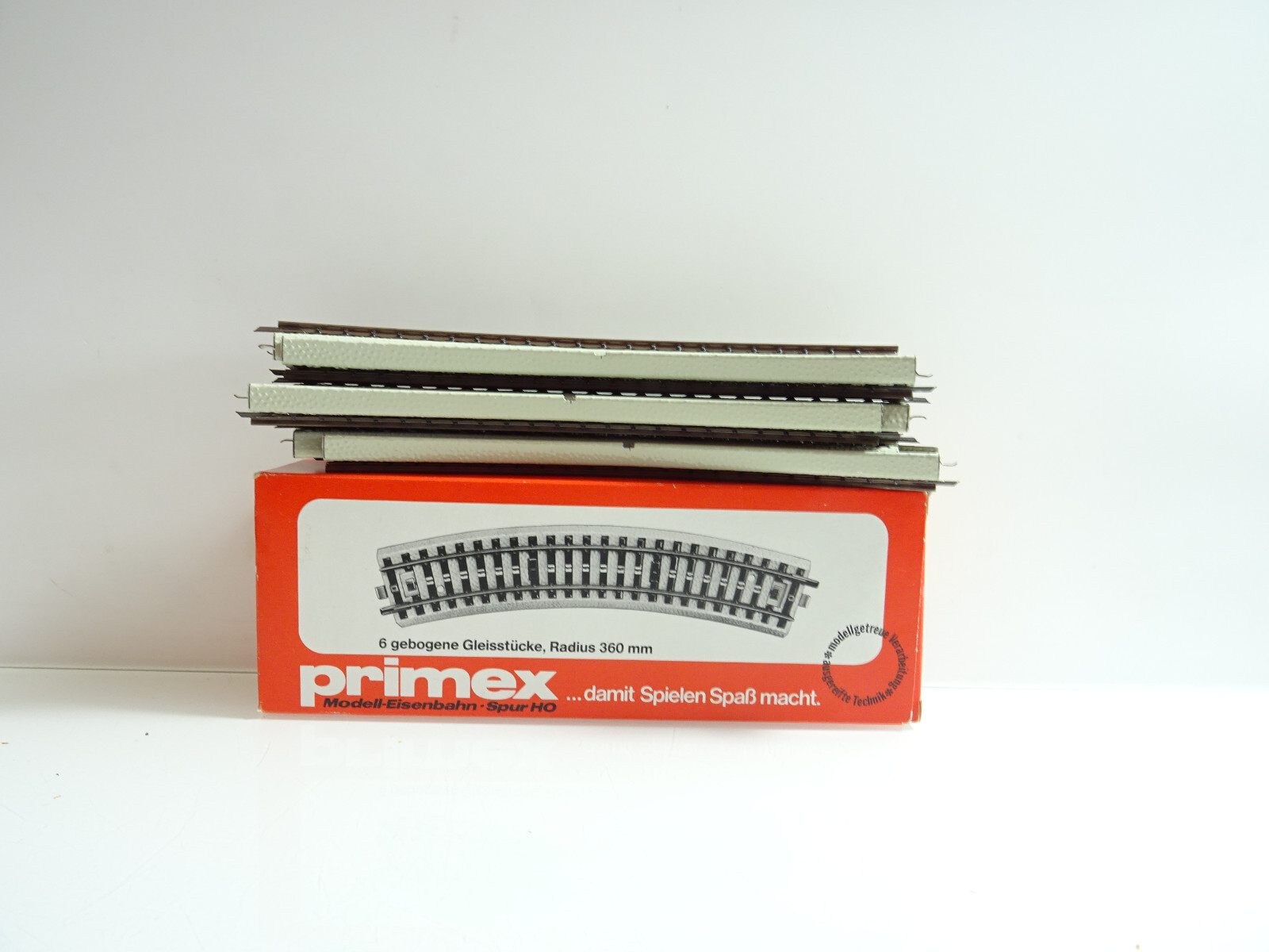 Primex Märklin H0 5072 M-Gleis gebogen 6Stück in OVP CK54