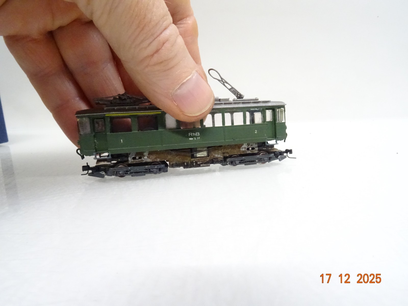 Railino N 5205 Rarität Schweiz Triebwagen ABe 4/4 der RhB in EVP JL5198 – Bild 5