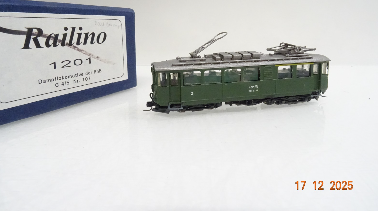 Railino N 5205 Rarität Schweiz Triebwagen ABe 4/4 der RhB in EVP JL5198