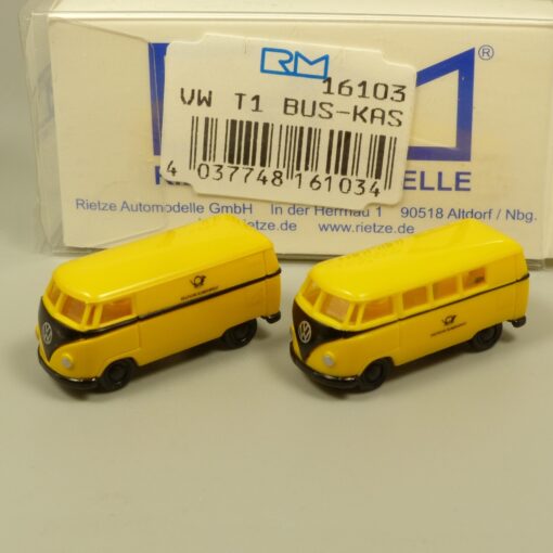 Rietze 1:160 16103 VW T1 Bus - Kastenwagen Post 2er-Set in OVP EX6368