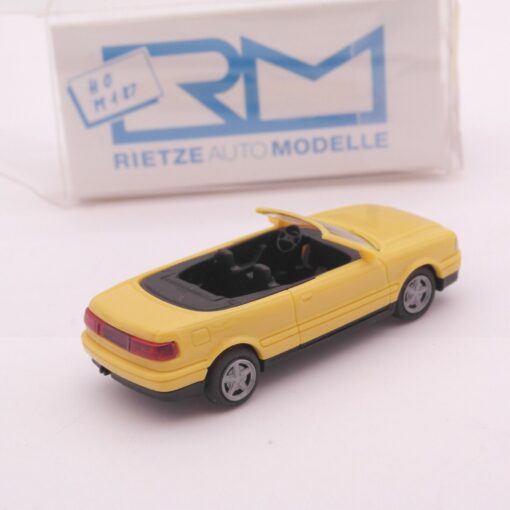 Rietze 1:87 10440 Audi 80 Cabrio (B4) gelb in OVP EA311 – Bild 3