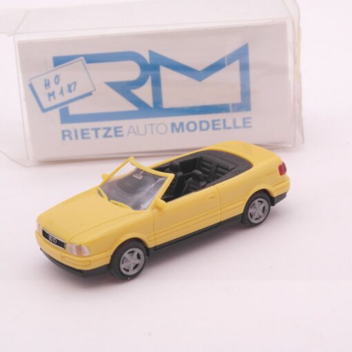 Rietze 1:87 10440 Audi 80 Cabrio (B4) gelb in OVP EA311