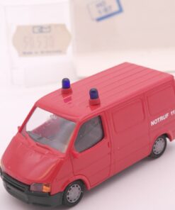 Rietze 1:87 50530 Ford Transit Kasten Feuerwehr NOTRUF 112 in OVP EA322