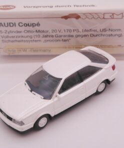 Rietze 1:87 Werbemodell Audi Coupé " Vorsprung durch Technik " in OVP EZ7343