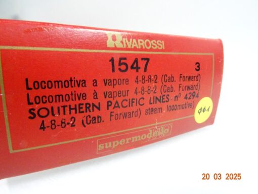 Rivarossi H0 1547 US Dampflok 4-8-8-2 Southern Pacific in OVP LE9526 – Bild 7