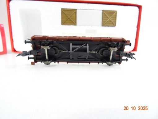Rivarossi H0 HR6141 Flachwagen Gattung X mit 2 Holzkisten der DB in OVP RR4219 – Bild 4