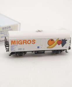 Rivarossi N 9326 gedeckter Güterwagen Migros der FS in OVP RR2109