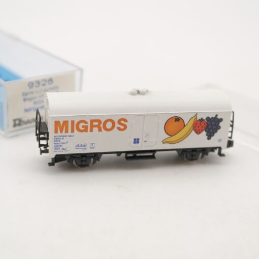 Rivarossi N 9326 gedeckter Güterwagen Migros der FS in OVP RR2109