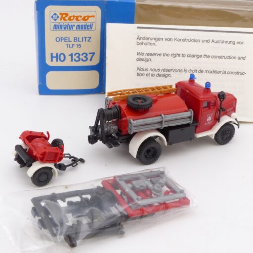 Roco 1:87 1337 Opel Blitz TLF 15 mit Anhänger Feuerwehr in OVP EX6744 – Bild 3