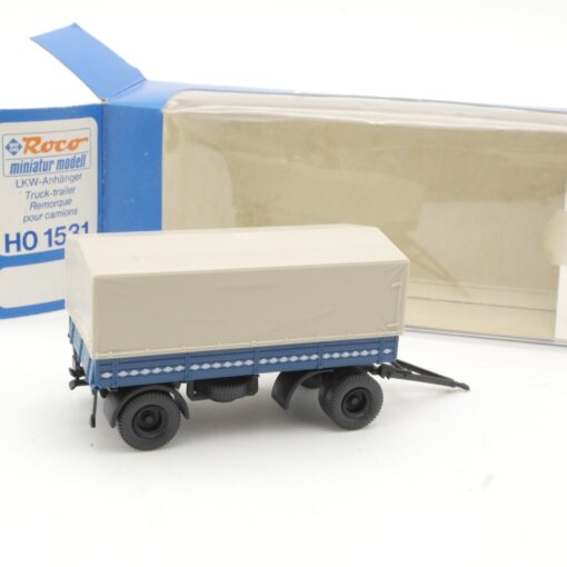 Roco 1:87 1531 LKW Anhänger Pritsche / Plane in OVP RR1149 – Bild 3