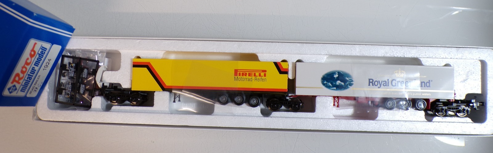 Roco H0 1924 Road Railer mit 2 Auflieger der DB in OVP BH1923