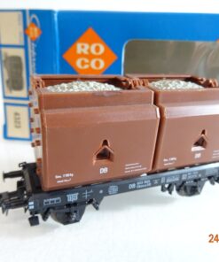 Roco H0 4323 Kübelwagen mit Ladung der DB in OVP RR4795