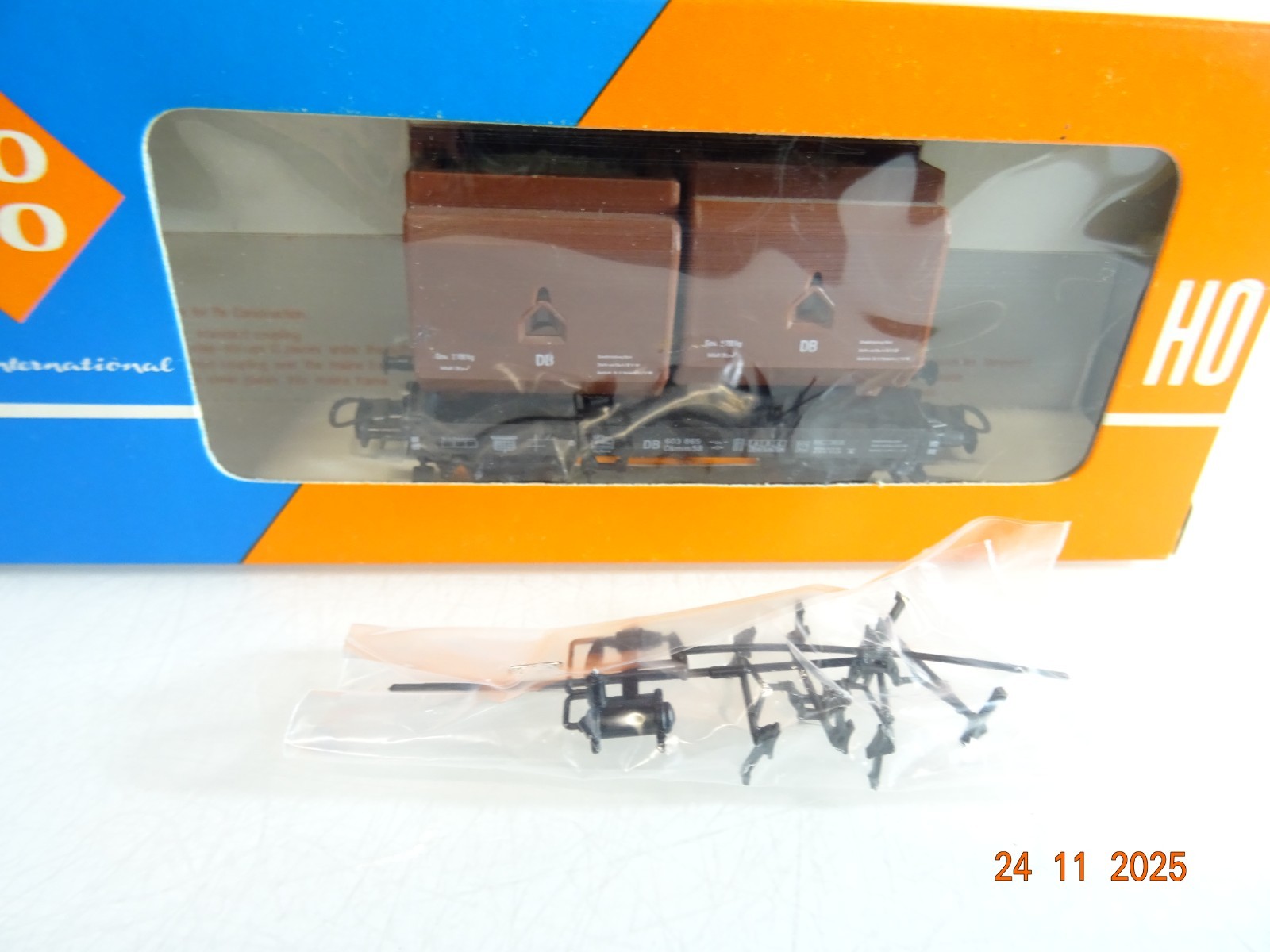 Roco H0 4323 Kübelwagen mit Ladung der DB in OVP RR4795 – Bild 5