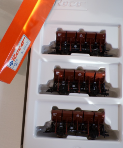 Roco H0 44074 Wagen-Set Muldenkippwagen 3 tlg. der DB in OVP BH1918