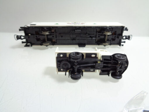 Roco H0 44077 AC gedeckter Güterwagen Harz Brauerei mit LKW der DB in OVP AR5391 – Bild 5
