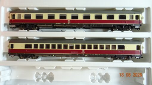 Roco H0 44117 Wagen-Set TEE Personenwagen 2 tlg. der DB in OVP PR9631 – Bild 3